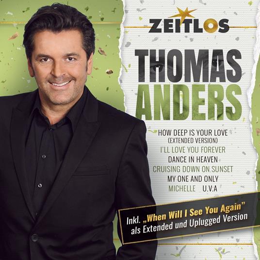 Zeitlos - Thomas Anders (Best Of Solo) - CD Audio di Thomas Anders