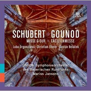 Messa n.2 D167 / Messe solennelle en l'honneur de Sainte-Cécile - CD Audio di Charles Gounod,Franz Schubert,Mariss Jansons,Orchestra Sinfonica della Radio Bavarese