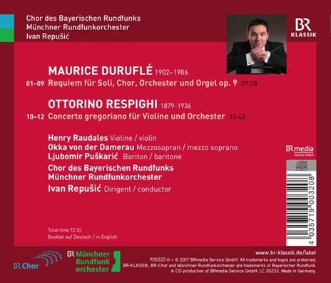 Requiem - CD Audio di Maurice Duruflé,Radio Symphony Orchestra Monaco - 2