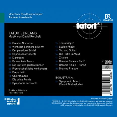 Tatort. Dreams - CD Audio di Munchner Rundfunkorchester - 2
