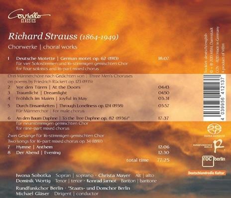 Choral Works - SuperAudio CD di Richard Strauss - 2
