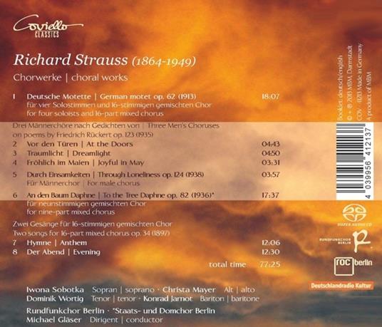 Choral Works - SuperAudio CD di Richard Strauss - 2