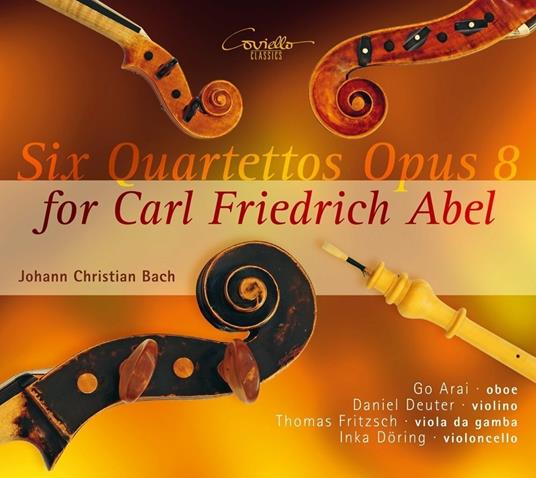 6 Quartetti op.8 per Carl Friedrich Abel - CD Audio di Johann Sebastian Bach