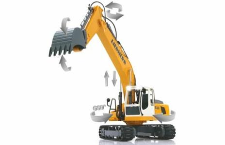 Jamara Liebherr R936 Scavatore Motore elettrico 1:20 - 4