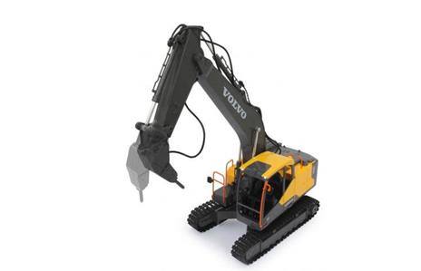 Jamara Excavator Volvo EC160E Motore elettrico Scavatore - 5