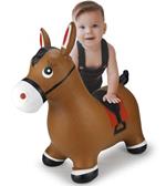 Jamara Hopping animal horse brown with pump gioco gonfiabile