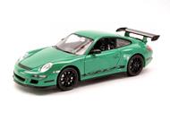 Porsche 997 Gt 3 Rs 2006 Green 1:24 Model We2043