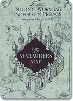 Harry Potter Tin Sign Mappa Del Malandrino 15 X 21 Cm Logoshirt