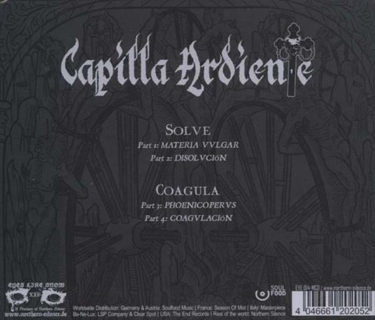 Solve et Coagula - CD Audio di Capilla Ardiente - 2