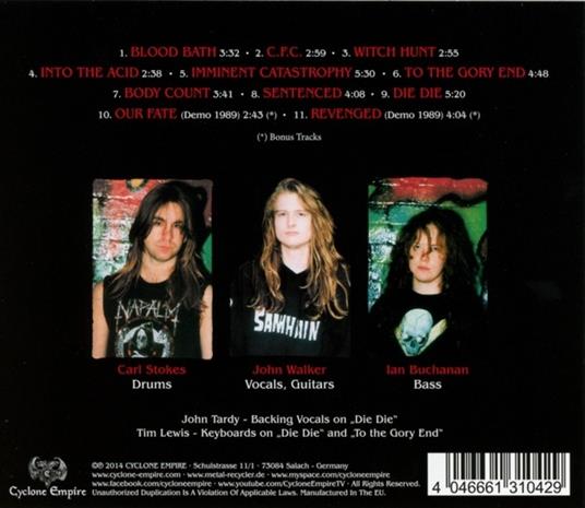 To the Gory End - CD Audio di Cancer - 2