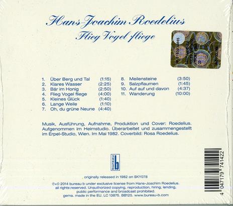 Flieg Vogel Fliege - CD Audio di Roedelius - 2
