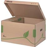 Scatola archivio Esselte ECOBOX container per Boxy 80/100 avana/verde 34,5x24,2x43,9 cm - 623918 (Conf.10)
