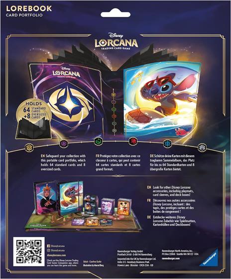 Ravensburger - Disney Lorcana: Primo Capitolo - Gioco di carte da collezione - Da 8 anni - Multilingue - 2