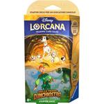 Disney Lorcana Nelle Terre d'inchiostro Single Starter Deck Mazzo di carte - Ambra e Smeraldo