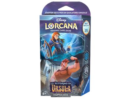Disney Lorcana  Il ritorno di Ursula Single Starter Deck Mazzo di carte - Zaffiro e Acciaio