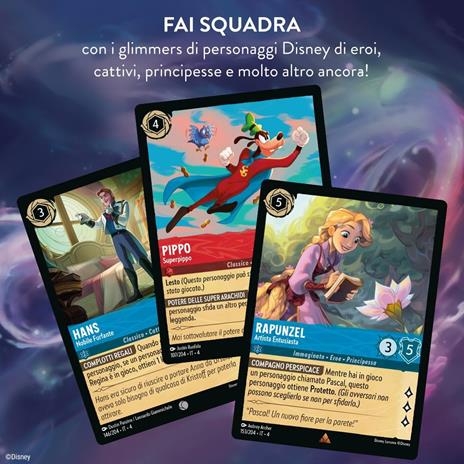 Ravensburger - Disney Lorcana Preludio, Gioco di Carte, 2 Giocatori, per Adulti e Bambini 8+ Anni, Edizione in Italiano - 4