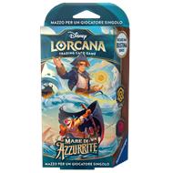 Disney Lorcana Mazzo Mare di Azzurrite Starter Deck Ambra/Rubino ITA