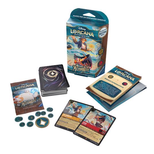 Disney Lorcana Mazzo Mare di Azzurrite Starter Deck Ambra/Rubino ITA - 2