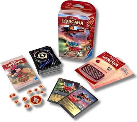 Disney Lorcana Single Starter Deck - Rubino e Acciaio Mulan & Stitch_ Set 8 IT - 2