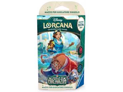 Giocattolo Disney Lorcana L'isola di Archazia Single Starter Deck - Rubino e Zaffiro (IT) Ravensburger