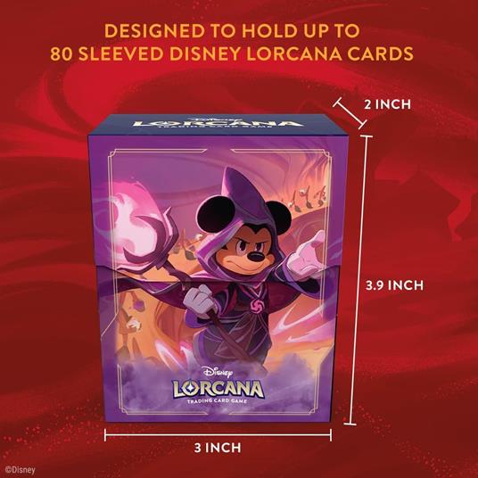 Disney Lorcana Deck Case A - Mickey Mouse  Wayward Sorcerer_Set 8 - 3