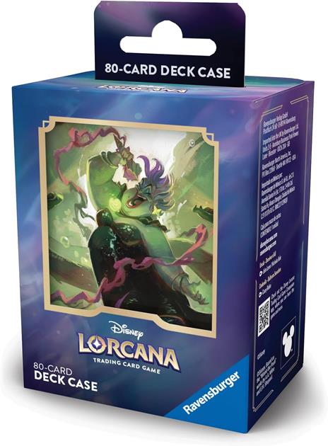 Disney Lorcana Deck Box Porta Mazzo per 80 Carte - Ursula
