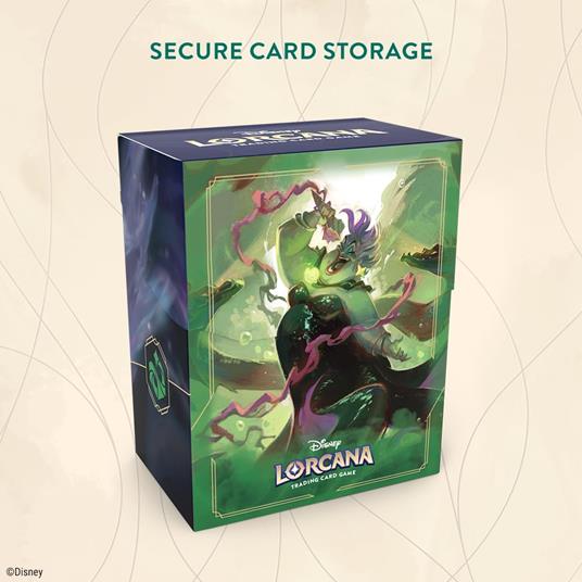 Disney Lorcana Deck Box Porta Mazzo per 80 Carte - Ursula - 2