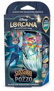 Lorcana - Sussurri nel Pozzo - Starter Deck Acciaio/Zaffiro (ITA). Juddy Hopps e Robin Hood