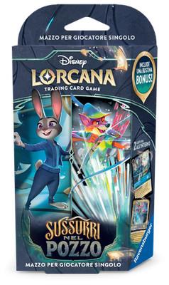 Lorcana - Sussurri nel Pozzo - Starter Deck Acciaio/Zaffiro (ITA). Juddy Hopps e Robin Hood