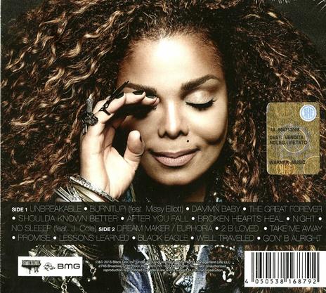 Unbreakable (Eyes Open Cover) - CD Audio di Janet Jackson - 2