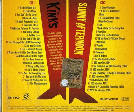 Sunny Afternoon the Very Best - CD Audio di Kinks - 2
