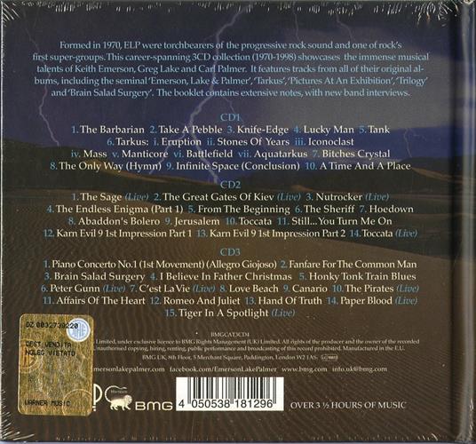 The Anthology - CD Audio di Emerson Lake & Palmer - 2