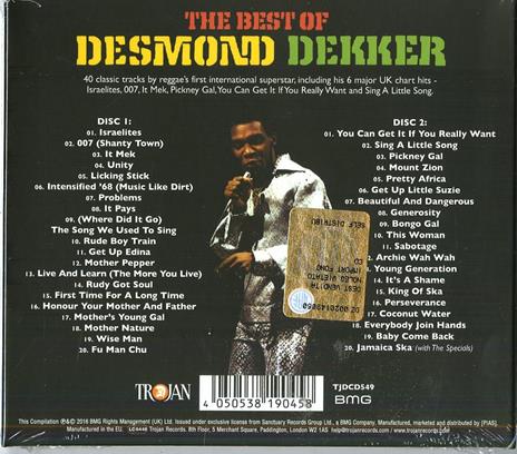 The Best of Desmond Dekker - CD Audio di Desmond Dekker - 2
