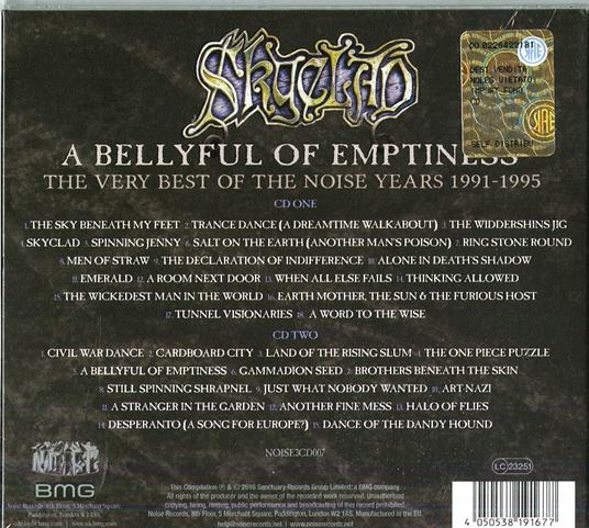 Best of. A Bellyful of Emptiness - CD Audio di Skyclad - 2