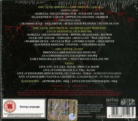 Rrroooaaarrr - CD Audio + DVD di Voivod - 2