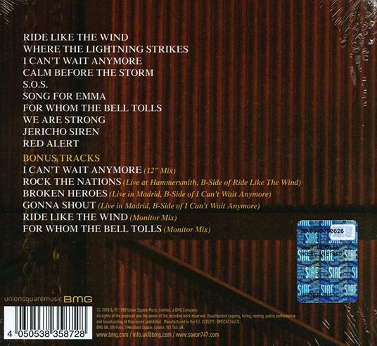 Destiny - CD Audio di Saxon - 2