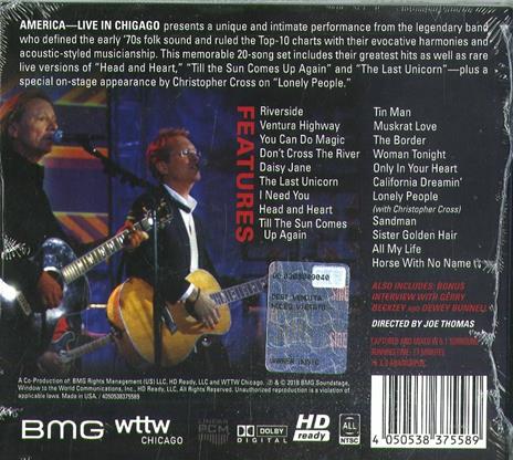 Live on Soundstage - CD Audio + DVD di America - 2
