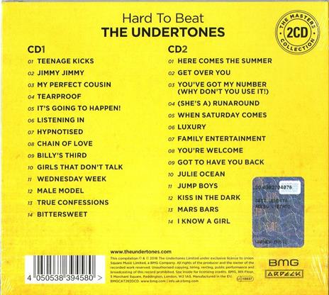 Hard to Beat - CD Audio di Undertones - 2