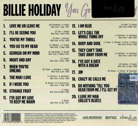 You Go to My Head - CD Audio di Billie Holiday - 2