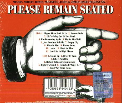 Please Remain Seated - CD Audio di Thunder - 2