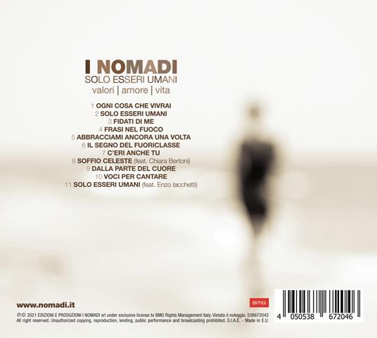 Solo esseri umani - CD Audio di I Nomadi - 5