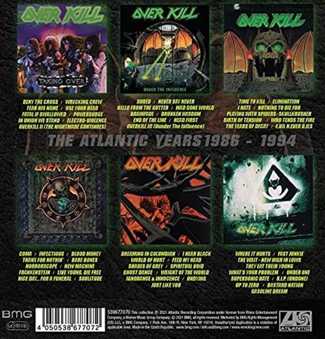The Atlantic Years 1986-1996 - CD Audio di Overkill - 3