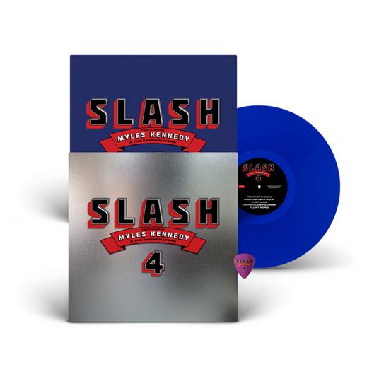4 (feat. Myles Kennedy and the Conspirators) (Esclusiva LaFeltrinelli e IBS.it - Blue Coloured Vinyl) - Vinile LP di Slash