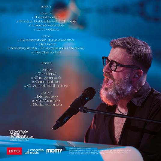 Live at Teatro della Pergola - Vinile LP di Marco Masini - 2