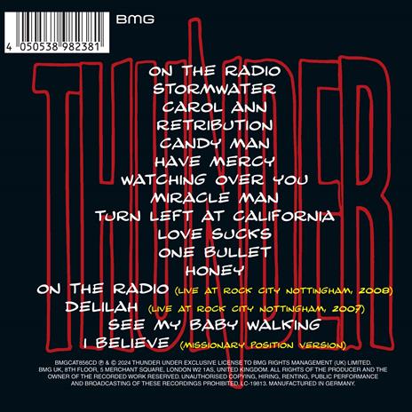 Bang! (Limited Edition) - CD Audio di Thunder - 2