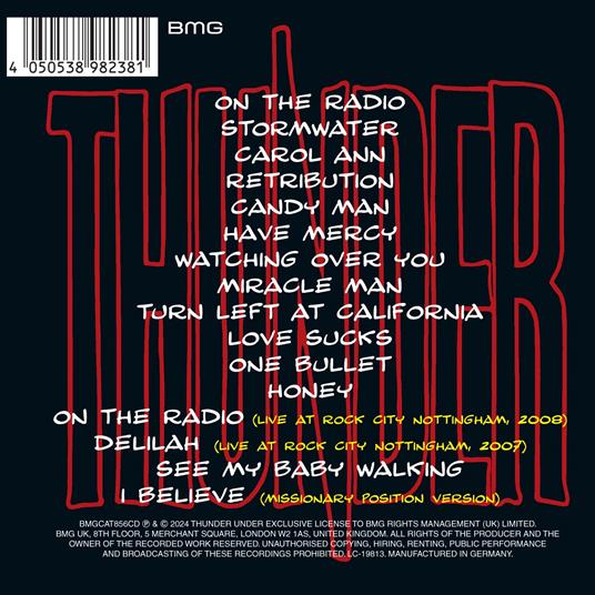 Bang! (Limited Edition) - CD Audio di Thunder - 2
