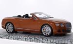 Bentley Continental Gt Speed Convertible 2013 Orange 1:18 Model 107139430