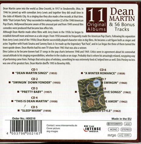 Original Albums - CD Audio di Dean Martin - 2