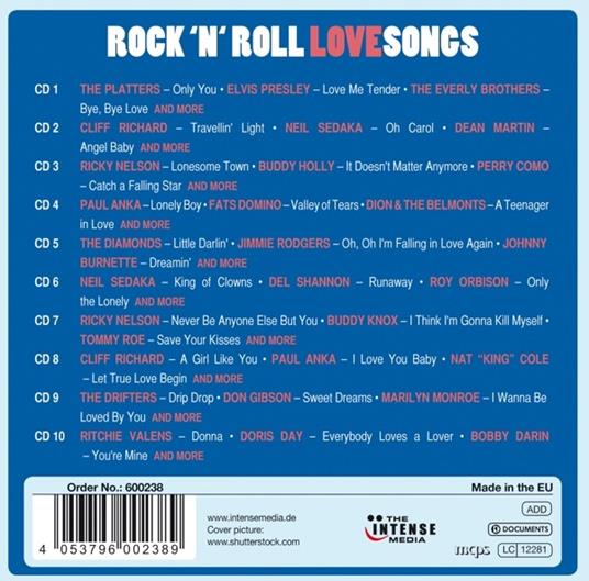 Rock 'N' Roll. Love Songs - CD Audio - 2