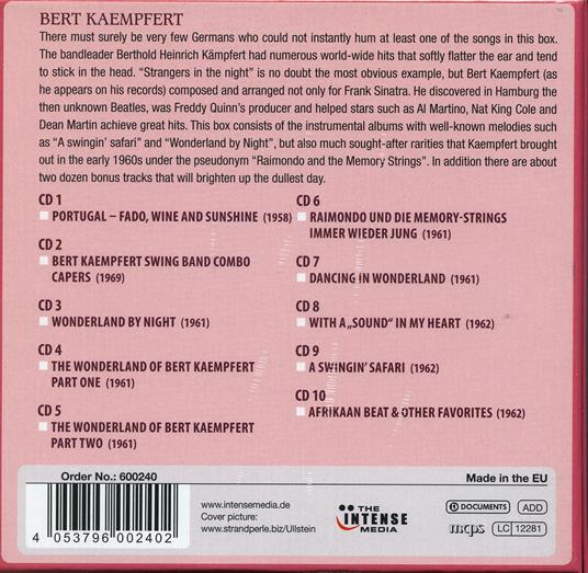10 Original Albums - CD Audio di Bert Kaempfert - 2